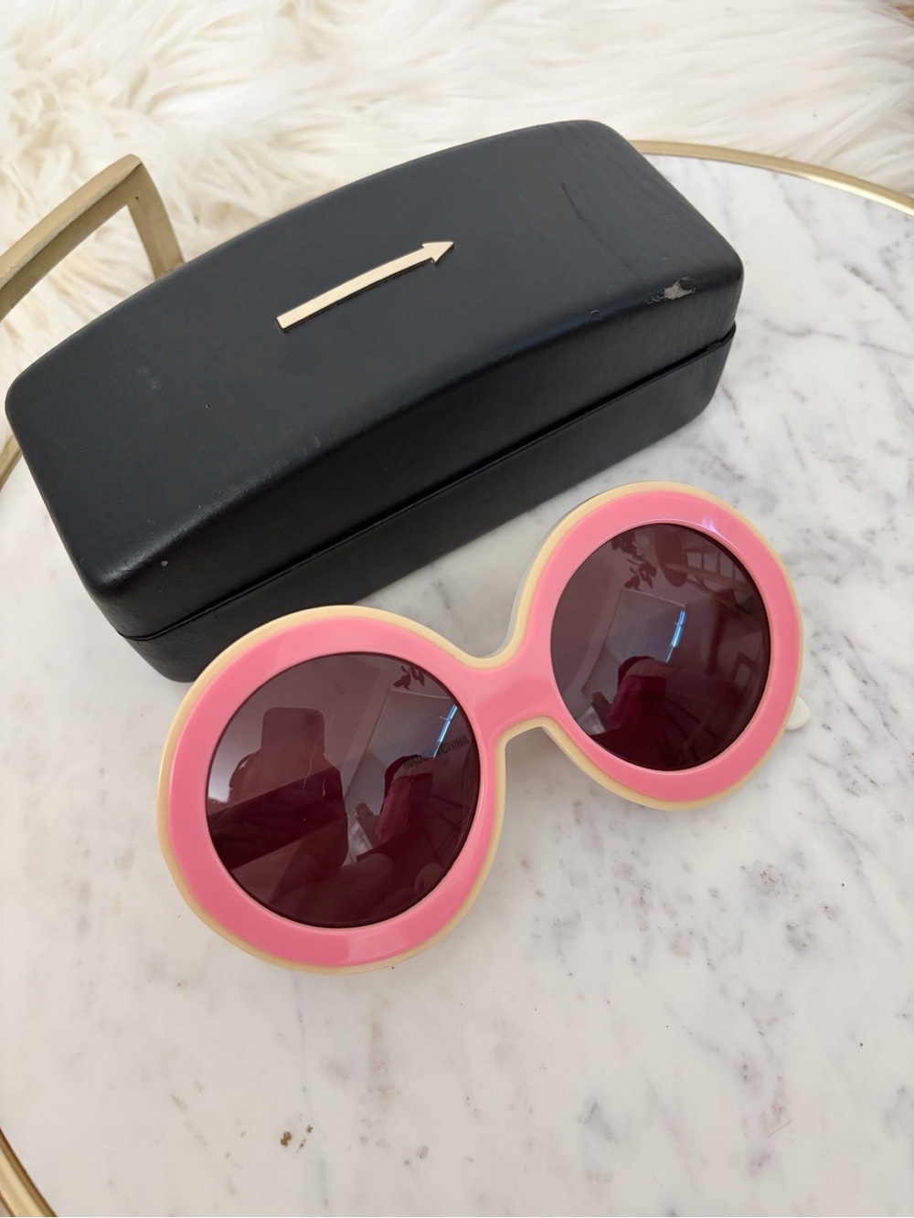 Karen Walker Pink Iris Sunglasses